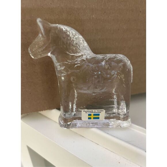 Lindshammer Swedish Crystal Horse - Picture 2 of 7